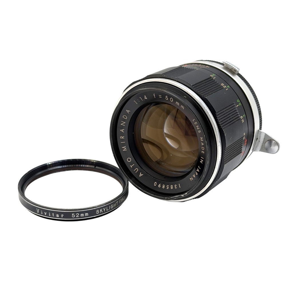 Auto Miranda 50mm f1.4 Vintage Prime Lens Japan for Miranda Mount Fungus Read